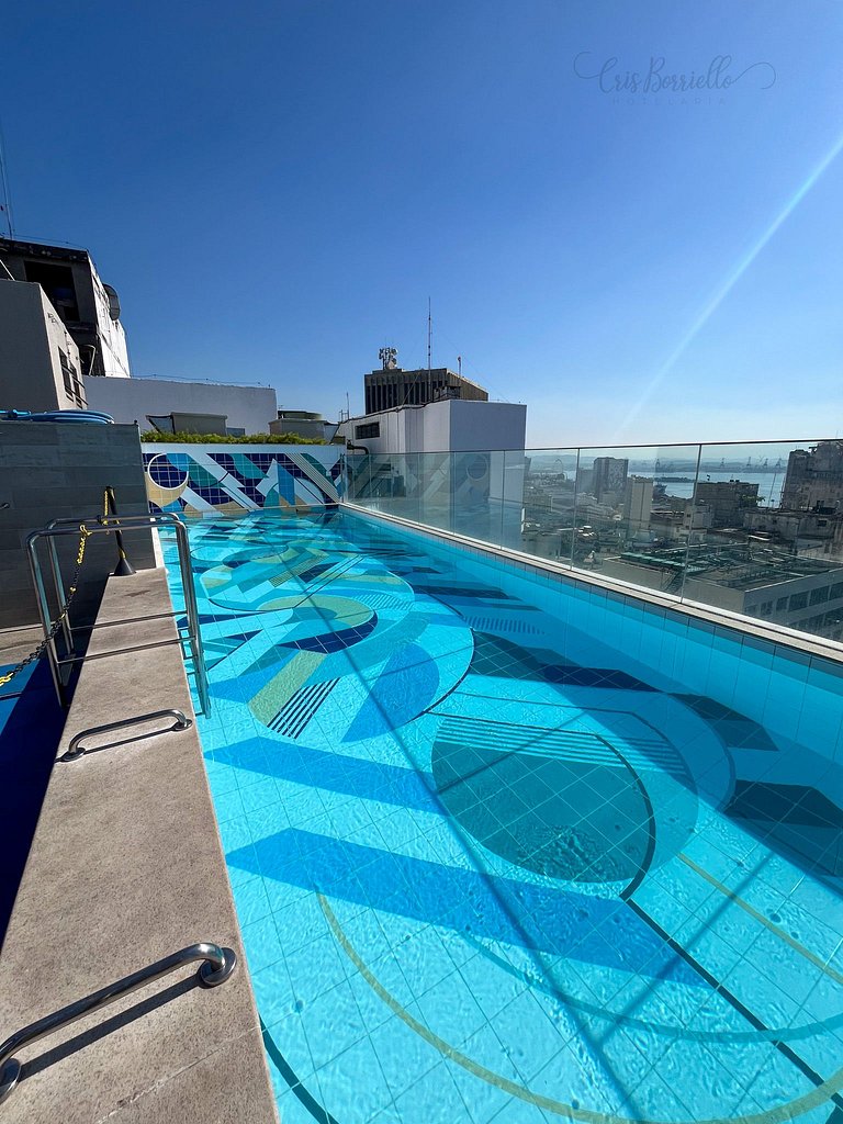 Studio alto padrão+piscina aquecida+6 x sem juros