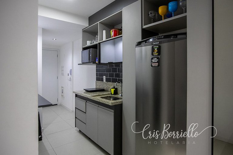 Studio no centro do RJ c/ piscina aquecida