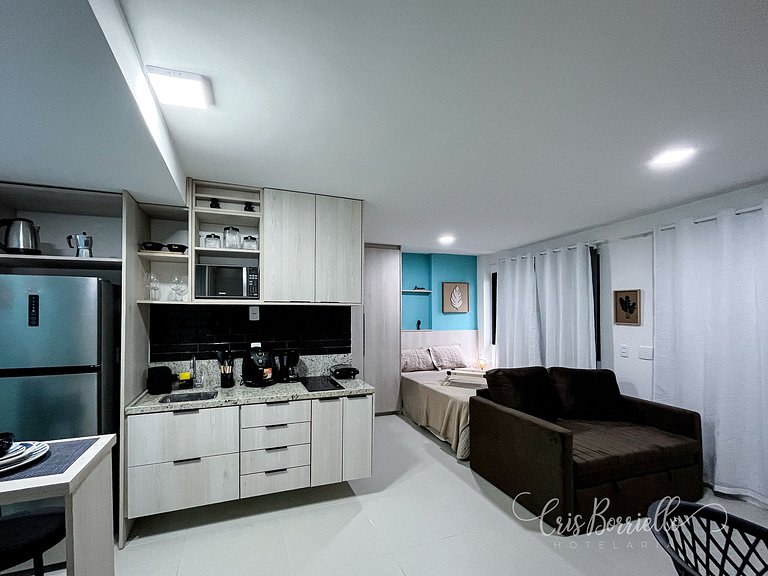 NOVO - Estúdio moderno no Centro próximo de tudo