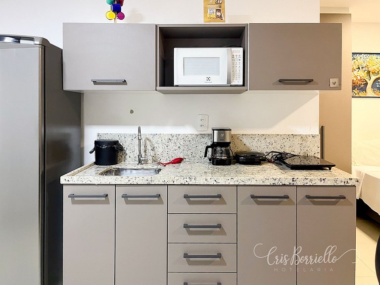 Estúdio moderno no Centro próximo de tudo