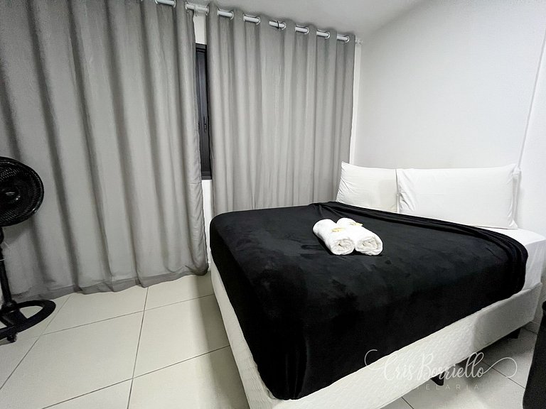 Imperdível! Studio Vista Mar+Piscina Aquecida