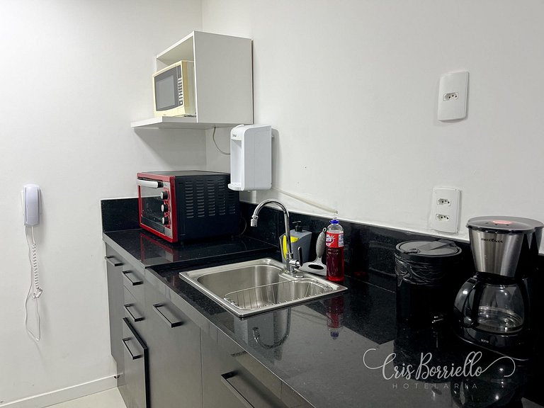 Imperdível! Studio Vista Mar+Piscina Aquecida