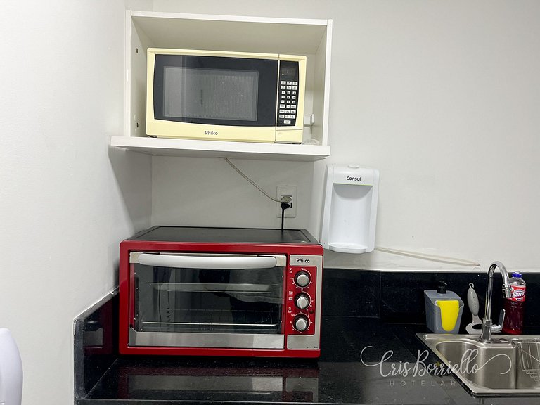 Imperdível! Studio Vista Mar+Piscina Aquecida