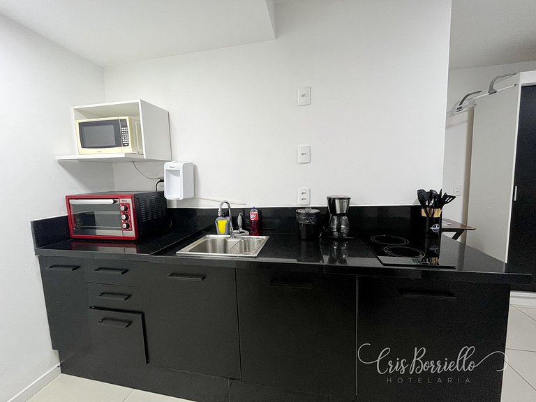 Imperdível! Studio Vista Mar+Piscina Aquecida