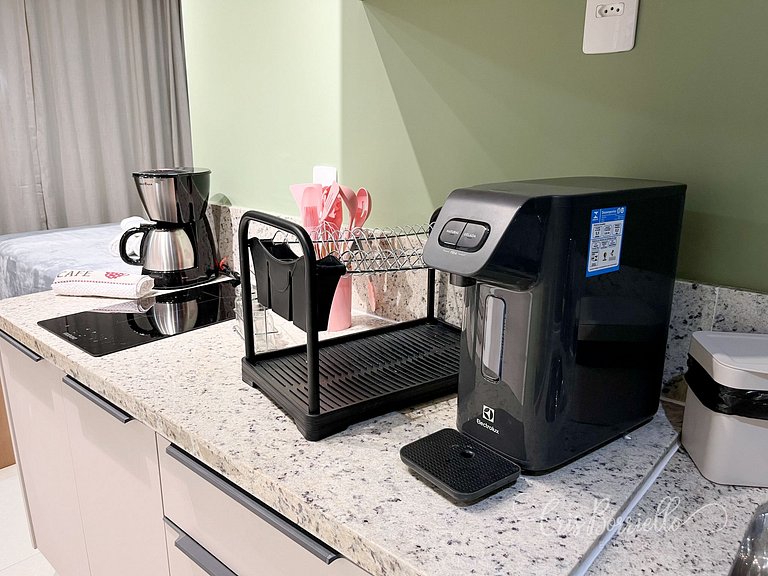 Estúdio Centro do Rio + Wifi + Piscina Aquecida Novíssimo