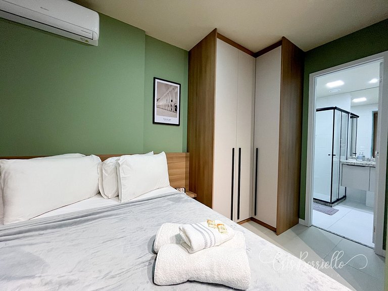 Estúdio Centro do Rio + Wifi + Piscina Aquecida Novíssimo