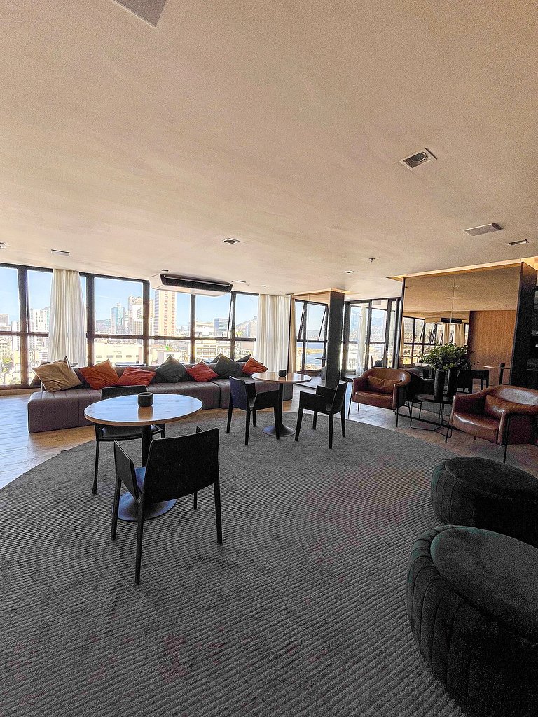 Estudio Moderno Centro do Rio + Piscina ao Ar Livre Aquecida