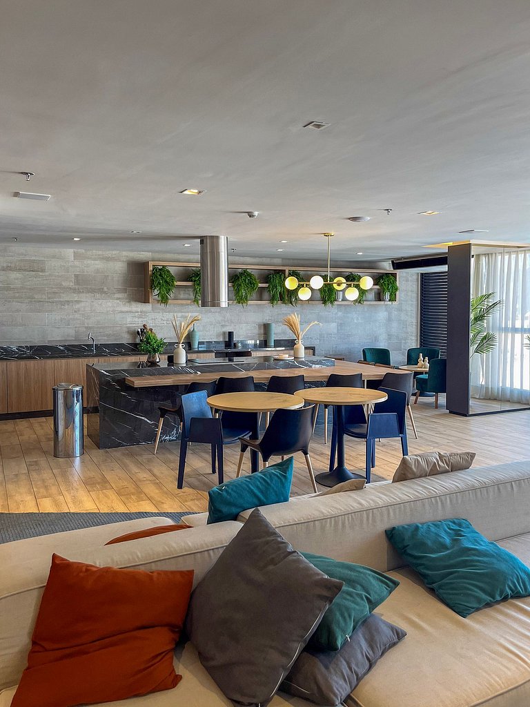 Estudio Moderno centro do Rio + Piscina Ao Ar live aquecida