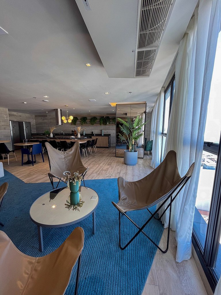 Estudio Moderno Centro do Rio + Piscina ao Ar Livre Aquecida