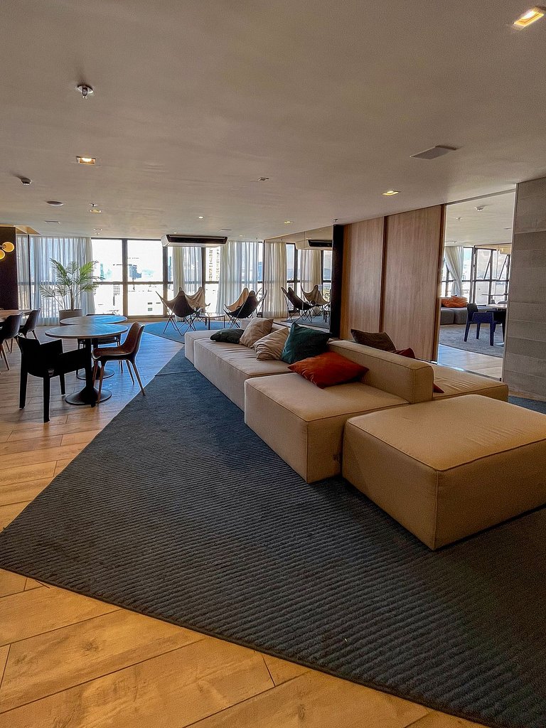 Estudio Moderno Centro do Rio + Piscina ao Ar Livre Aquecida