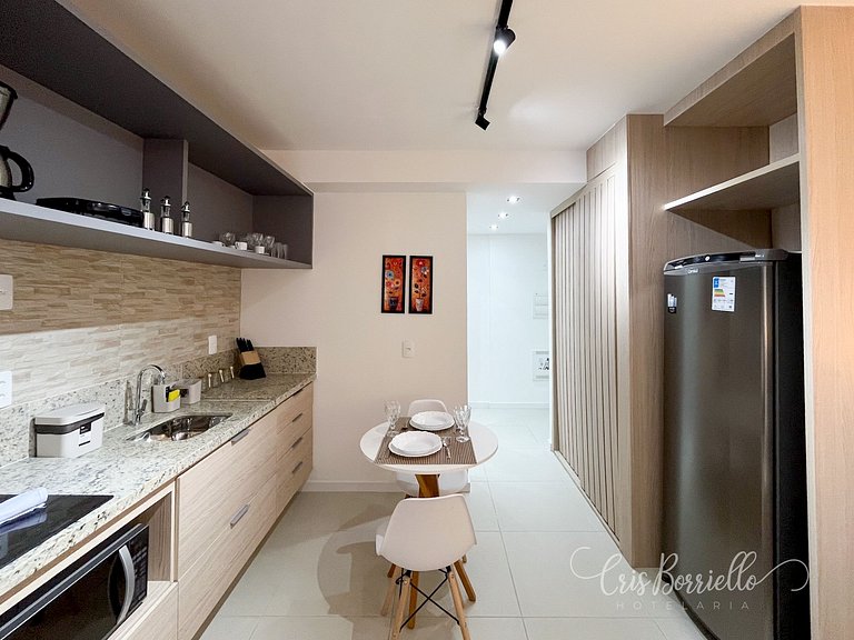 Estudio Moderno Centro do Rio + Piscina ao Ar Livre Aquecida