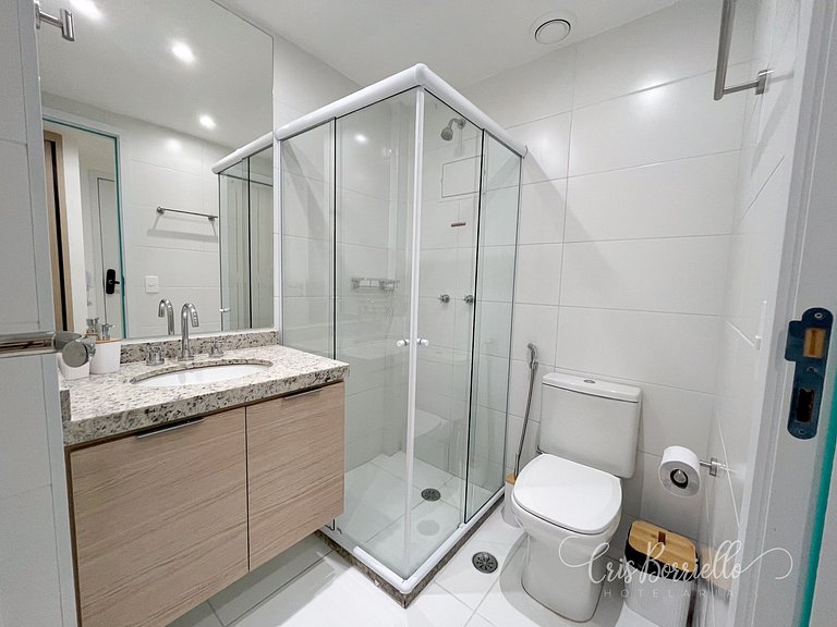 Estudio Moderno centro do Rio + Piscina Ao Ar live aquecida