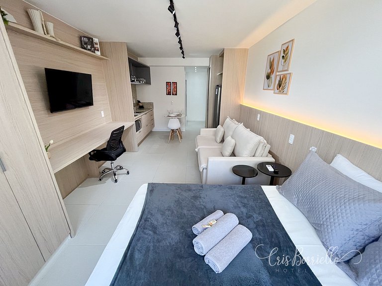 Estudio Moderno centro do Rio + Piscina Ao Ar live aquecida