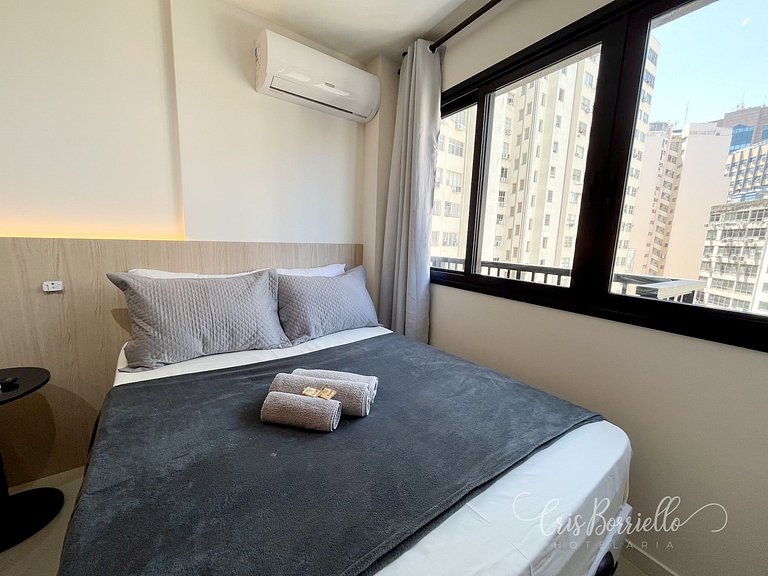 Estudio Moderno centro do Rio + Piscina Ao Ar live aquecida