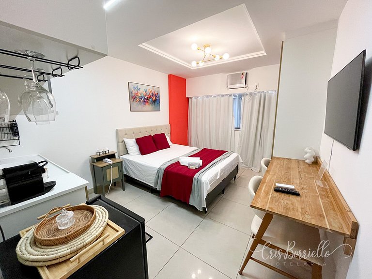 Studio aconchegante com piscina único