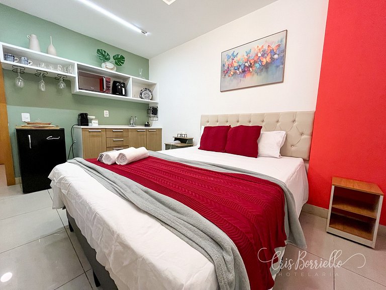 Studio aconchegante com piscina único