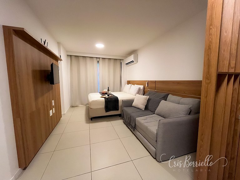 S/Taxa Extra Studio Piscina Aquecida Wifi Netflix