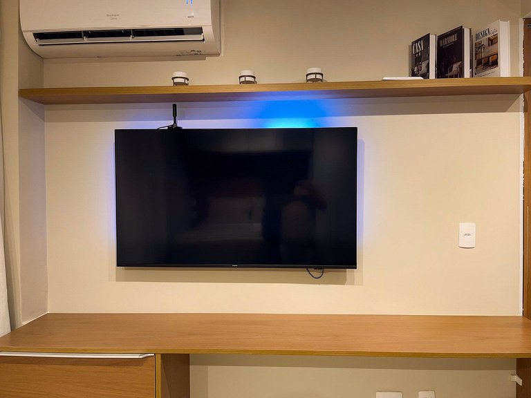 Preferido! Estúdio moderno com piscina