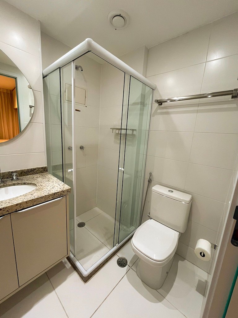 Preferido! Estúdio moderno com piscina