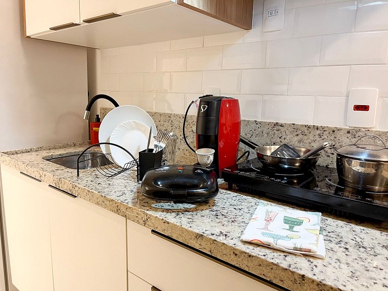 Super Novinho Studio+WiFi+Piscina Aquecida