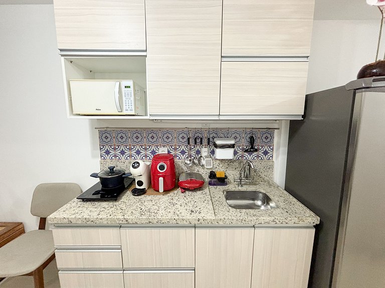 Estúdio Magnífico com estilo no Centro