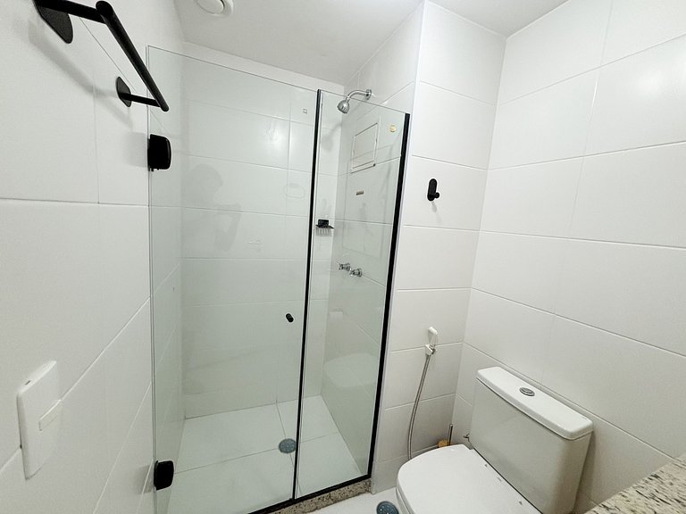 Estudio novíssimo com piscina aquecida e wifi 5g