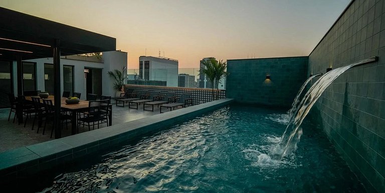 Apartamento com piscina no Centro Histórico Rio