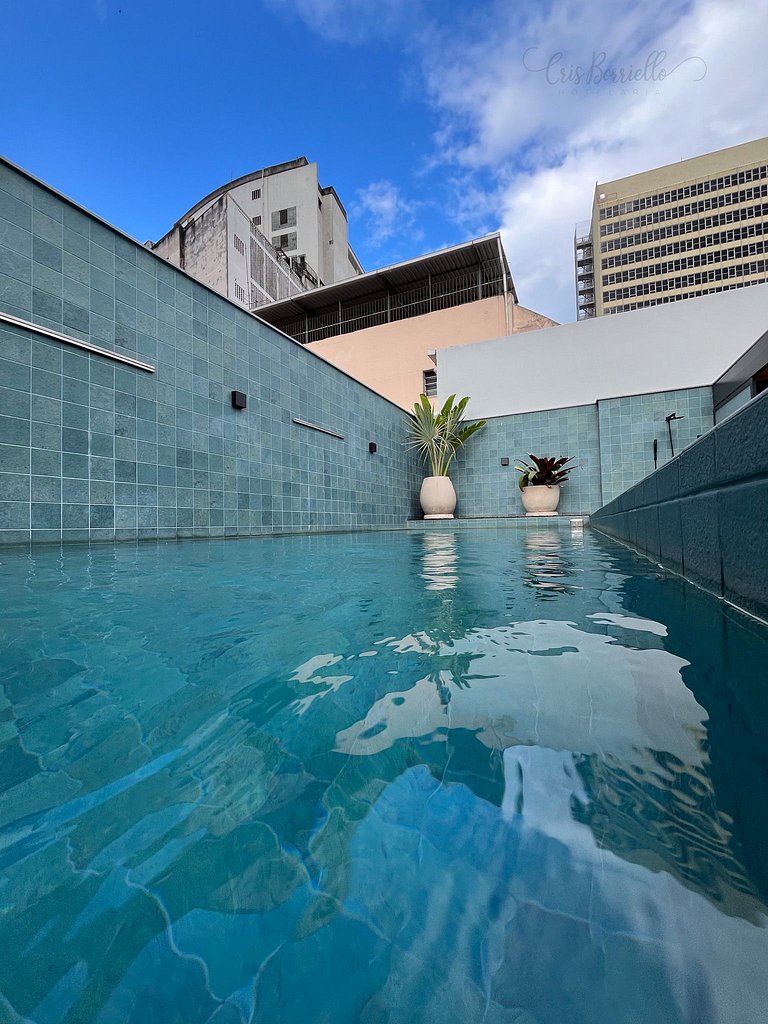 Apartamento com piscina no Centro Histórico Rio