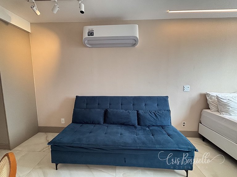 Studio perto da Colombo com piscina e vista