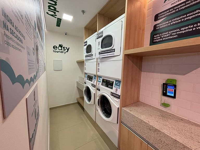 Studio equipado com Piscina espaço histórico.