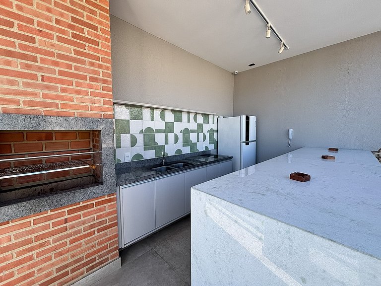 Studio equipado com Piscina espaço histórico.