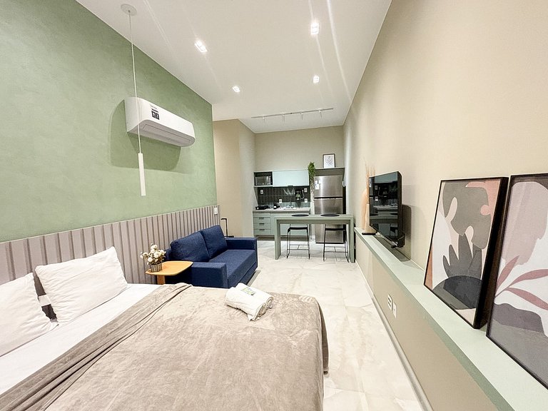 Apartamento completo centro rio ao lado da colombo