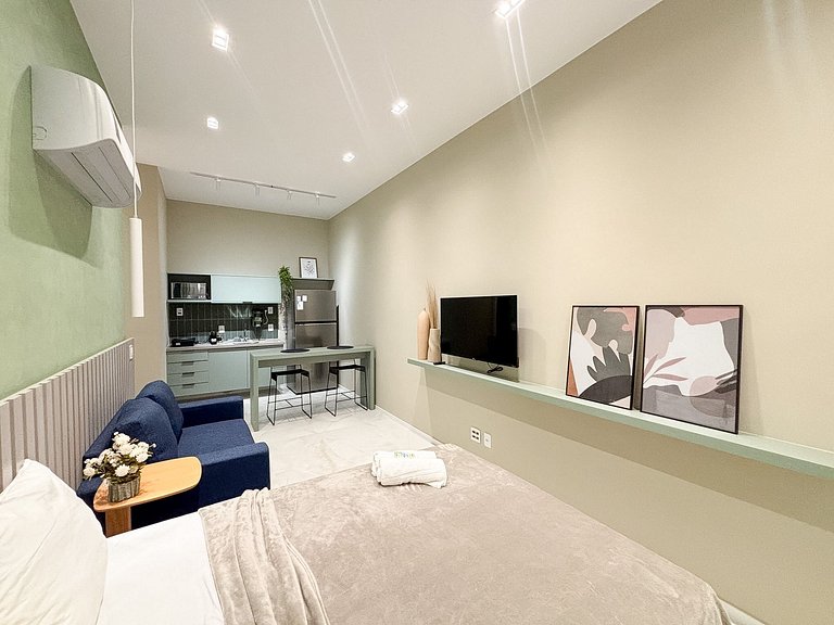 Apartamento completo centro rio ao lado da colombo