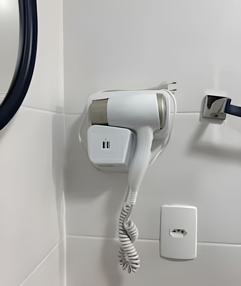 Studio compacto com piscina aquecida