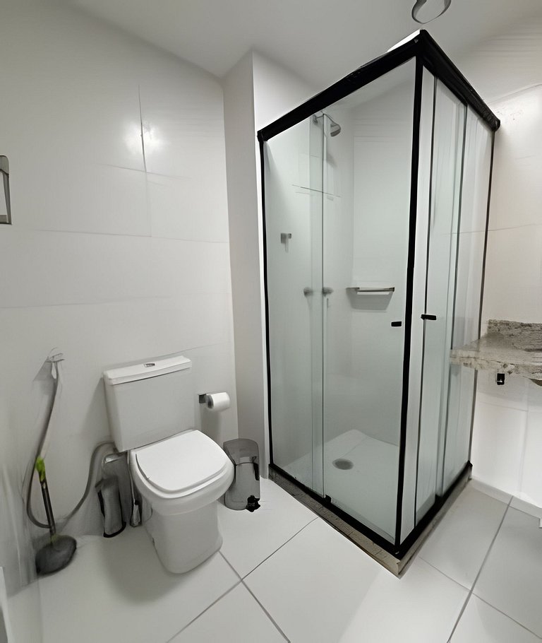 Studio compacto com piscina aquecida
