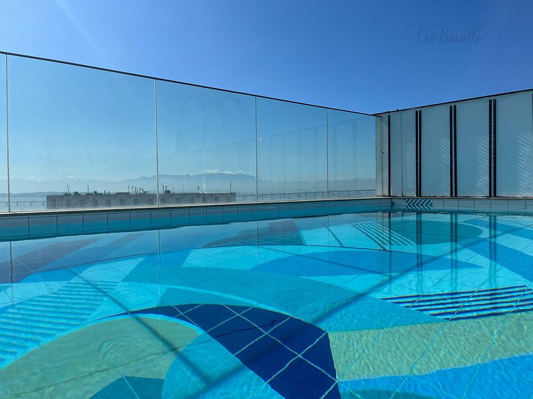 Estúdio novíssimo + wifi+ piscina aquecida no Rio