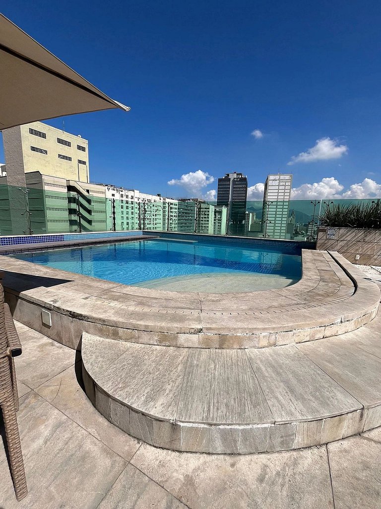 Estúdio confortável + piscina centro do Rio