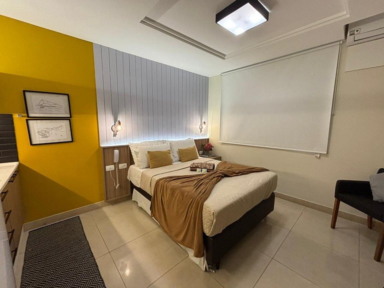 Melhor Novo Preço-Studio Central Luxo+Piscina+WiFi