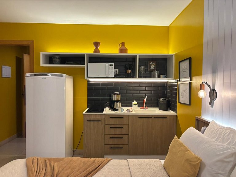 Melhor Novo Preço-Studio Central Luxo+Piscina+WiFi