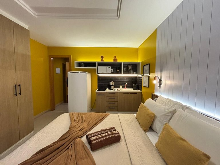 Melhor Novo Preço-Studio Central Luxo+Piscina+WiFi