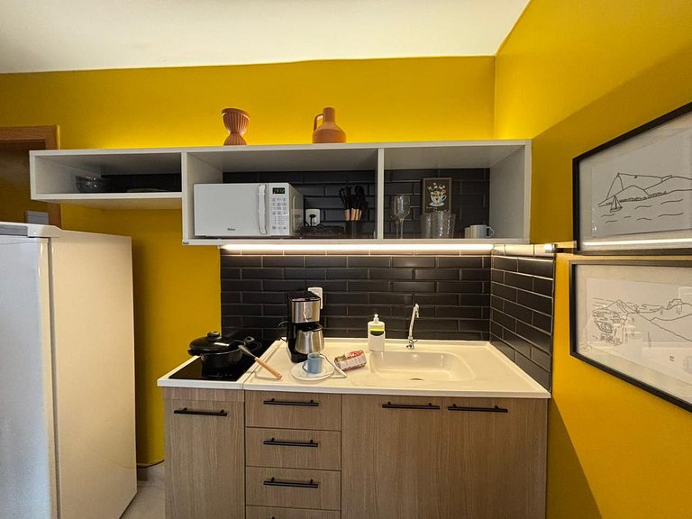 Melhor Novo Preço-Studio Central Luxo+Piscina+WiFi