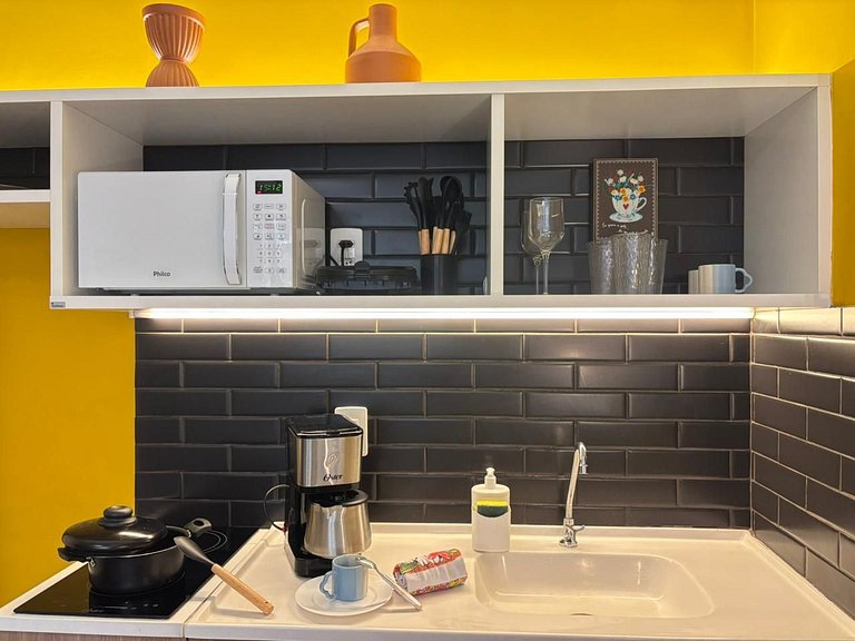 Melhor Novo Preço-Studio Central Luxo+Piscina+WiFi